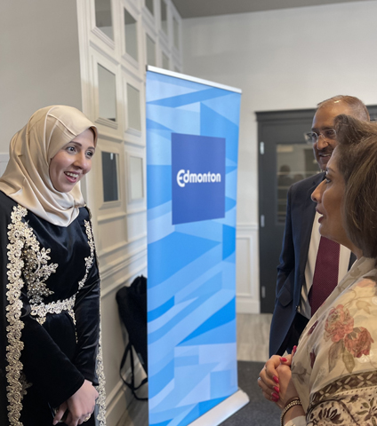 Noor Al-Henedy in a group photo